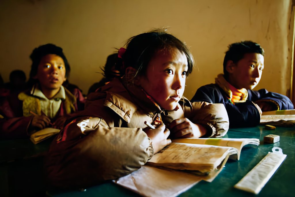 Adottare bambino a distanza Tibet