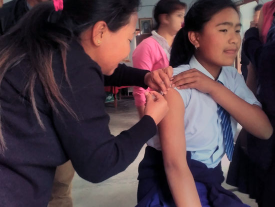 Aiuti vaccinazione epatite B Tibet